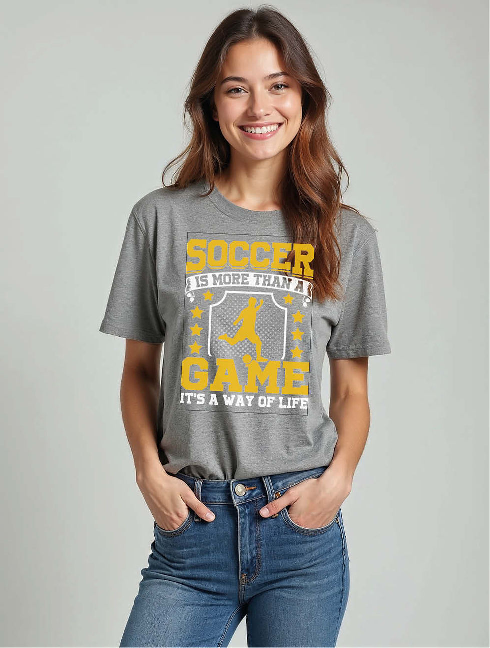 Soccer is more than a game Trendy Women’s Graphic T-Shirt – Best Price