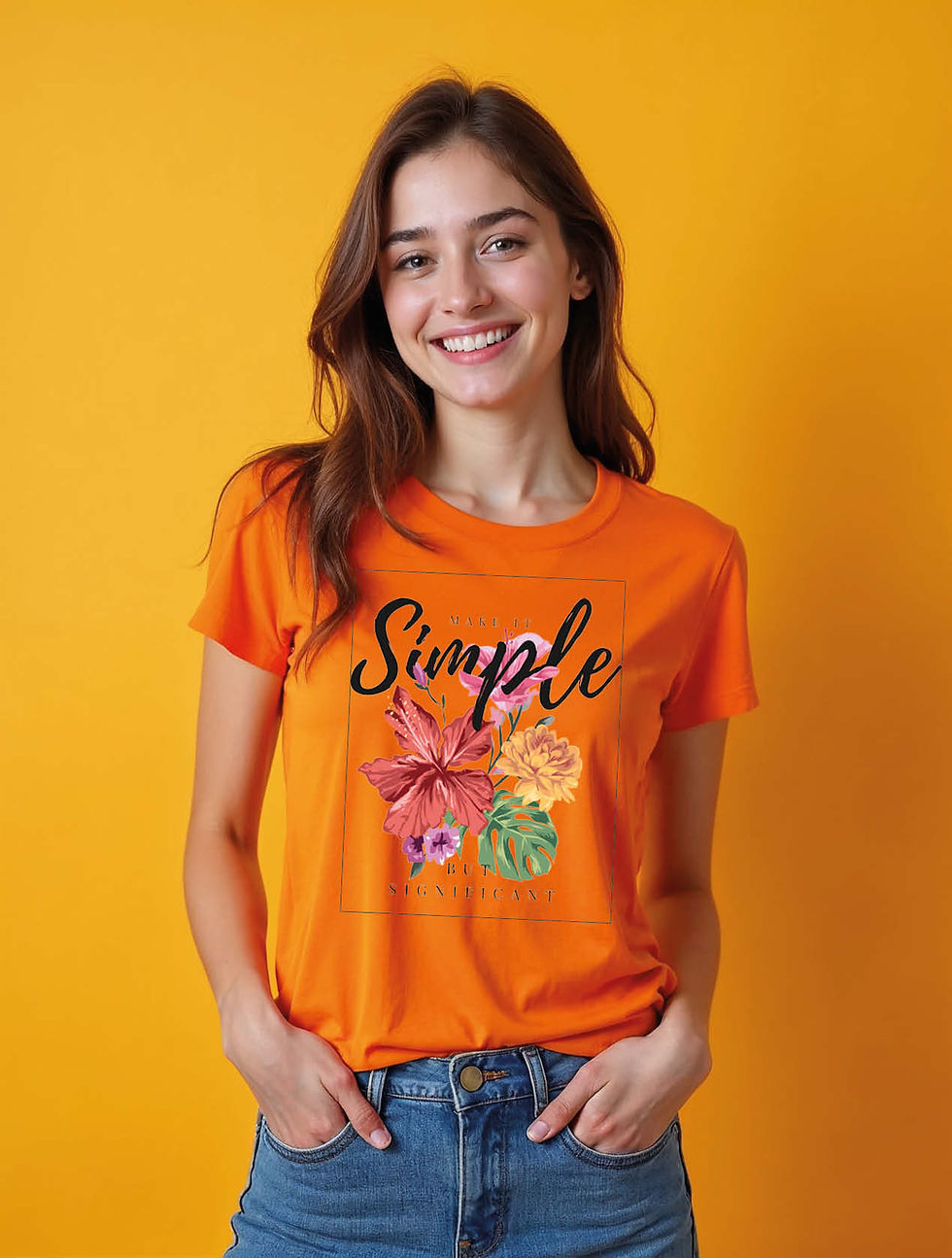 Thumbnail: simple Classic Women’s Graphic Stylish Printed  T-Shirt – Shop Now
