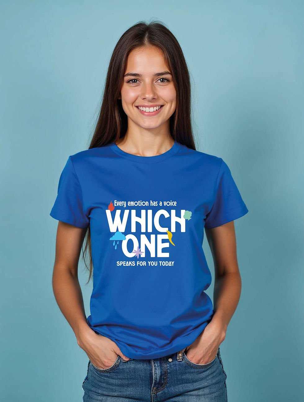 Thumbnail: every emotion has a voice which one speaks for you today Casual Women t shirt