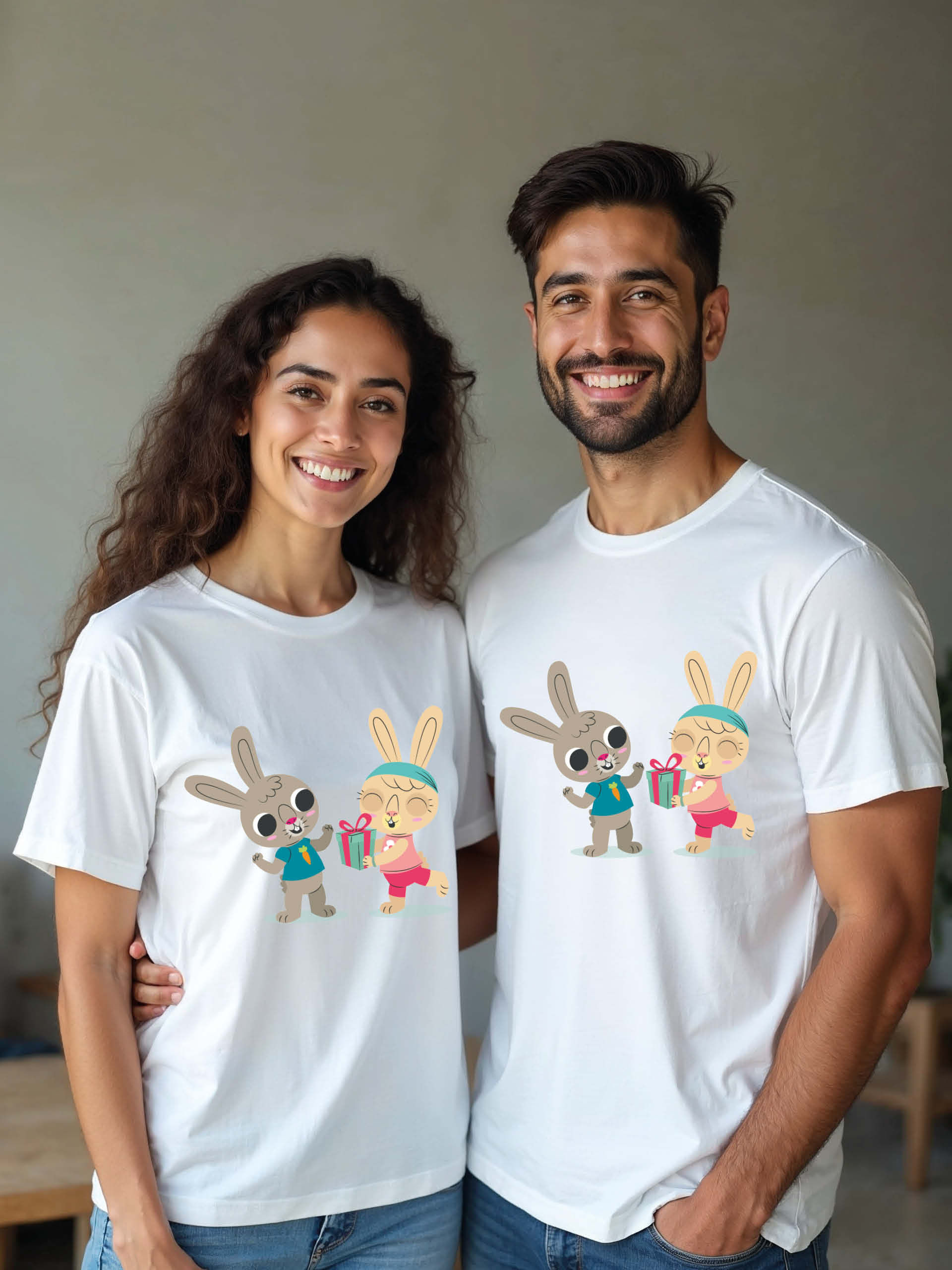 Eternal Love Cartoon Couple Matching Tee Lovers Edition – Best Price