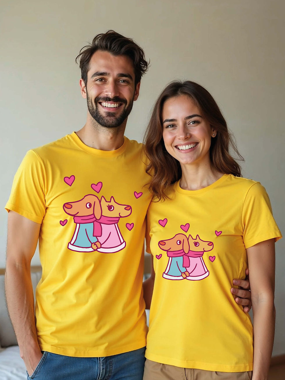 Thumbnail: Anniversary Animal Couple Matching Tee Lovers Edition – Limited