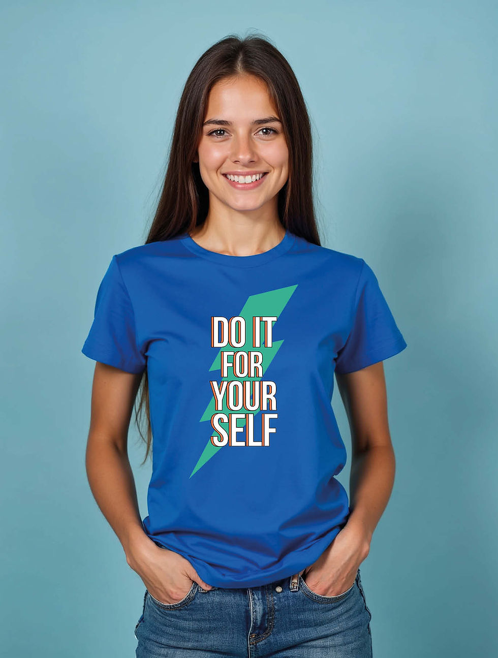 Thumbnail: do it for yourself Casual Women’s graphic T-Shirt – Shop Now