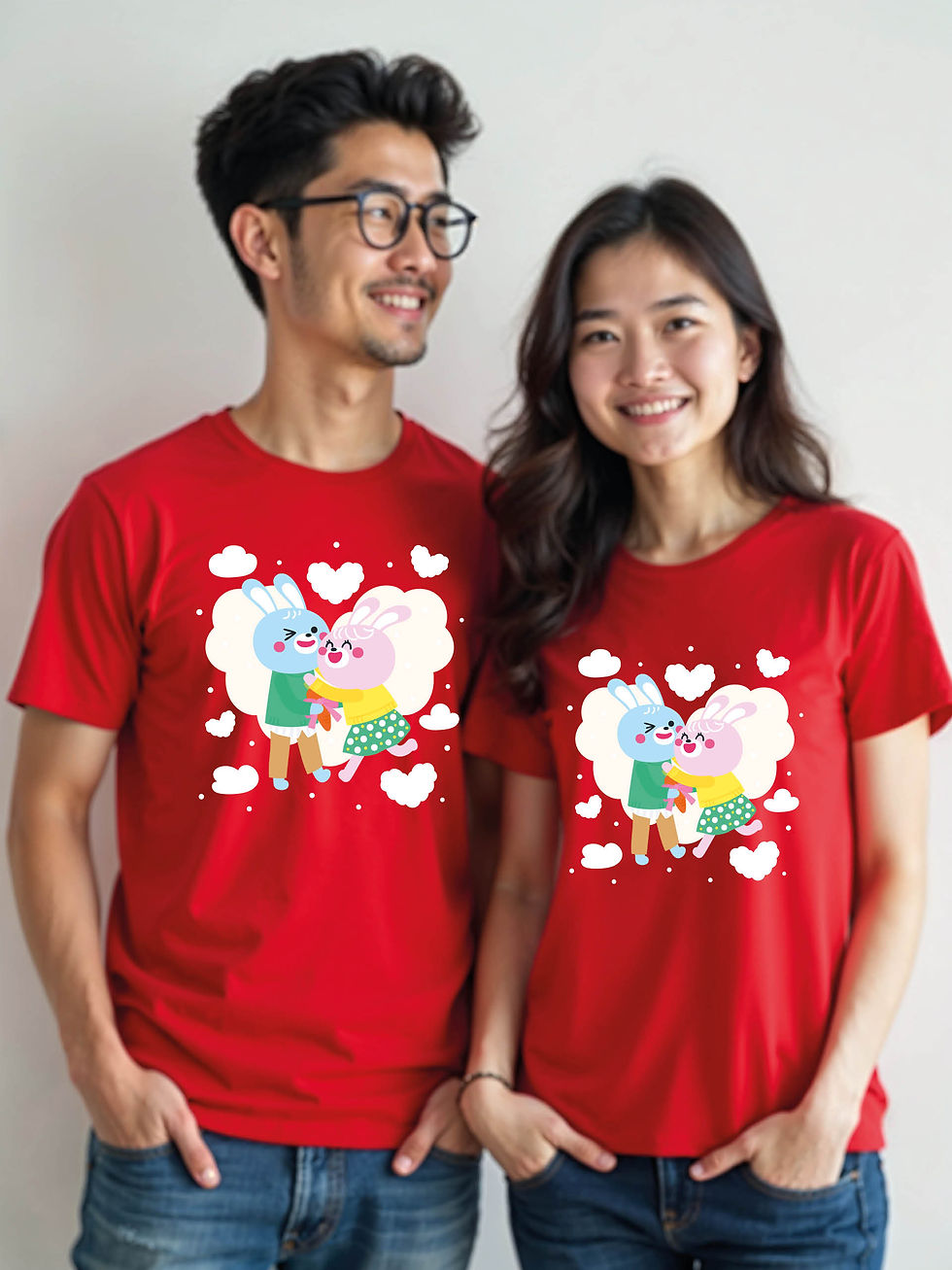 Thumbnail: Matching Outfit Cartoon Couple Matching Tee Lovers Edition – Best Price