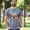 Thumbnail: skull face with sunset mens printed graphic t shirts