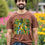 Thumbnail: forest with pop art style mens printed graphic t shirt