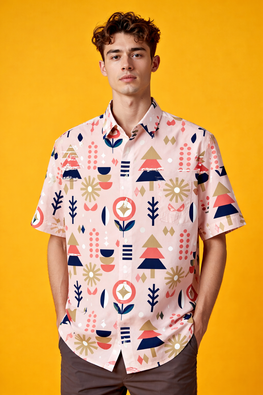Classic Vibrant style Premium Everyday Patterned All Over Print Oversized Shirt