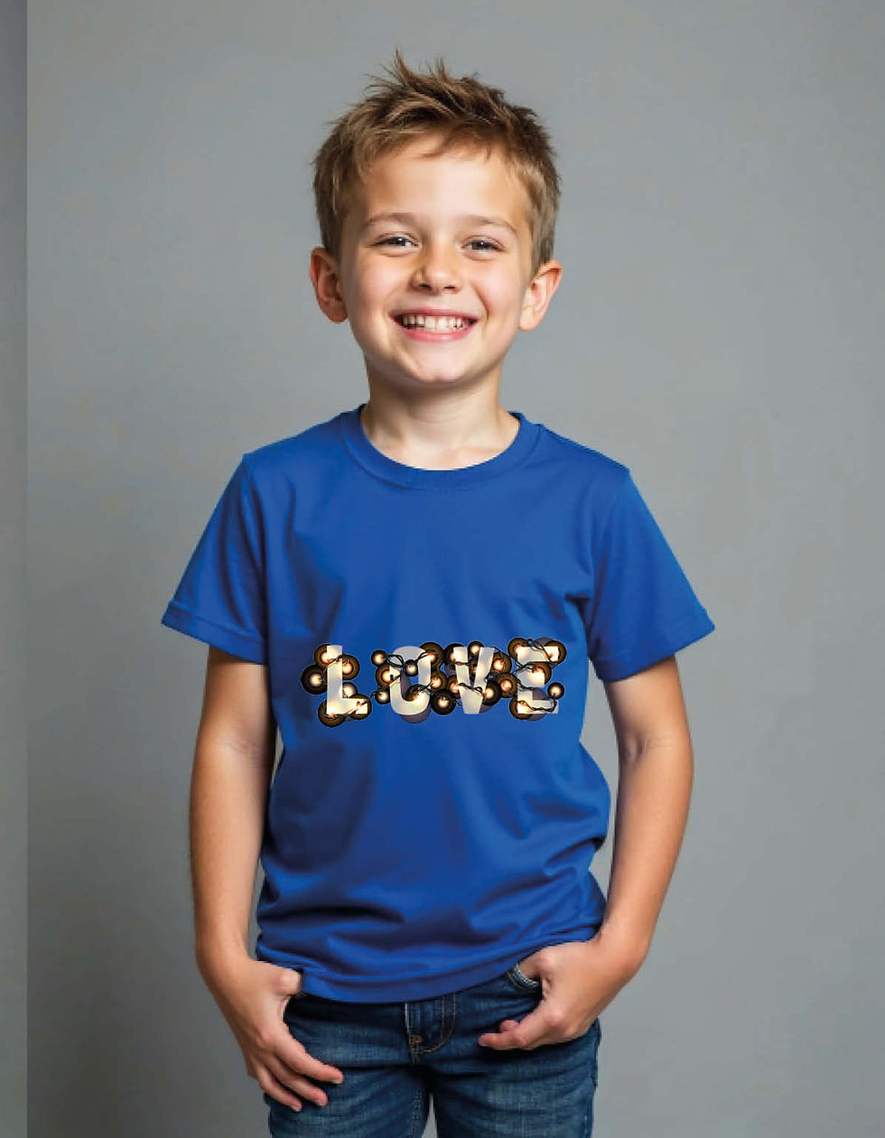 Love Printed T-Shirt for All age