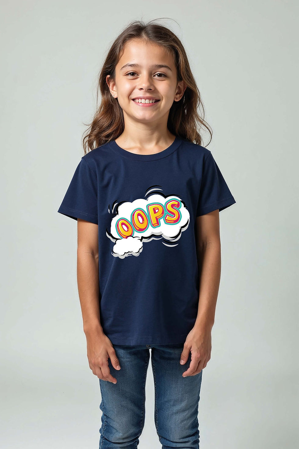 oops Cotton Printed T-Shirt for Boys & Girls – Print Design