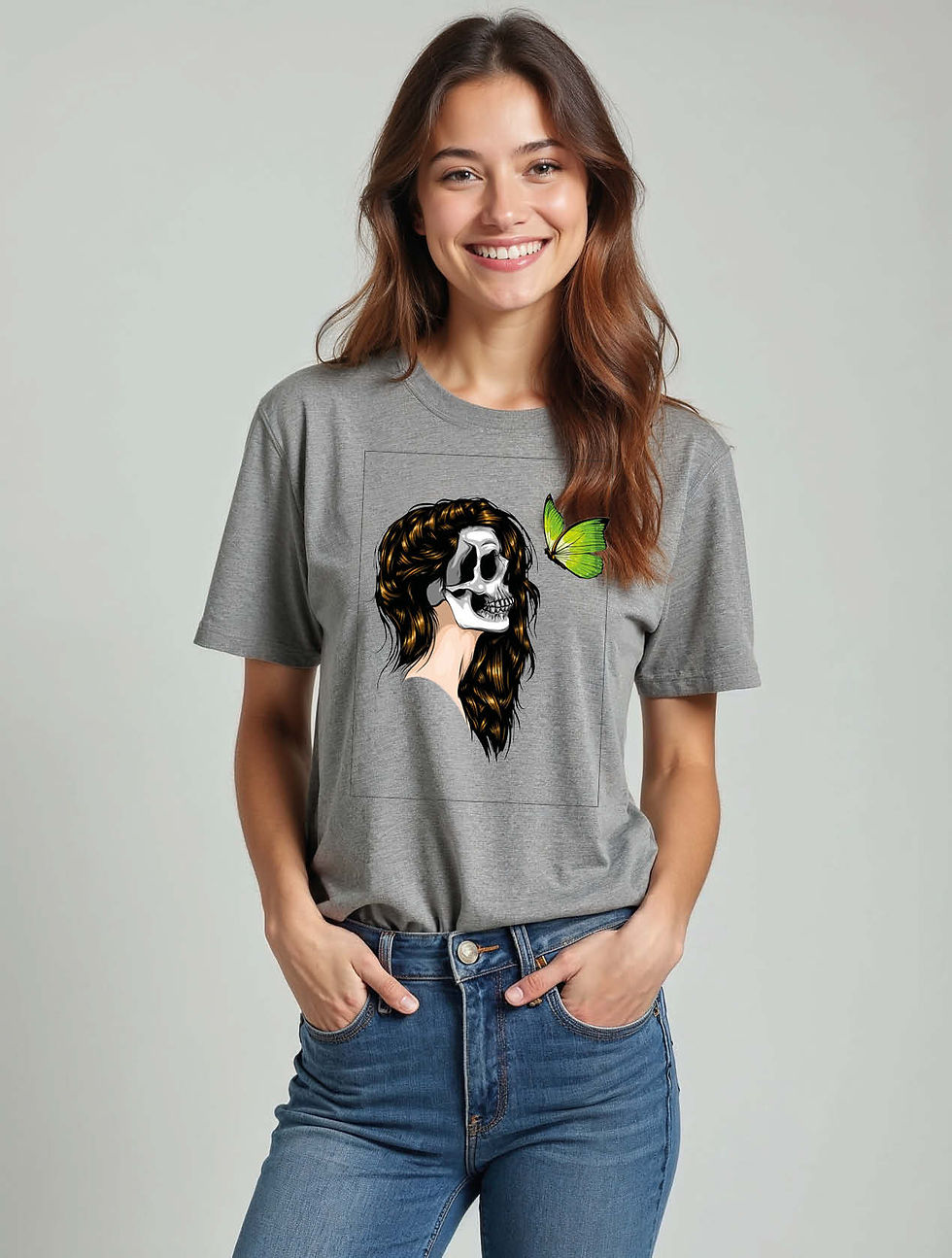 Thumbnail: Mortal Beauty Chic Women’s Printed Graphic Streetwear T-Shirt – Premium Quality