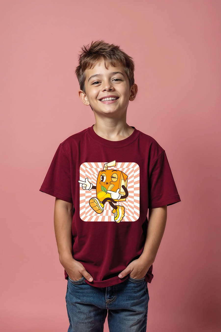Thumbnail: Juce Box Fashion Cute Kids Typography T-Shirt – Typography Print Design for Boys