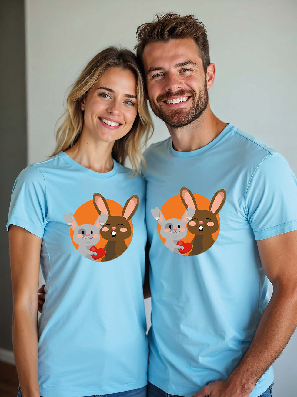 Thumbnail: Forever Love Animal Couple Matching Tee Lovers Edition – Sale