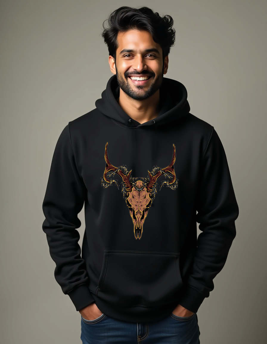 Thumbnail: Cow bull country girl retro Unisex Printed Graphic Hoodies