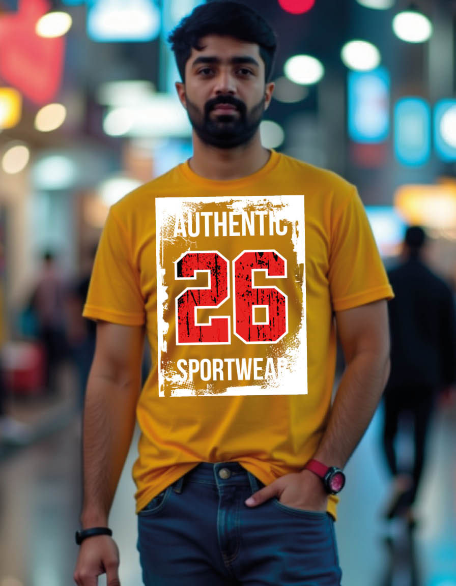 Thumbnail: authentic sportwear abstract vintage fashion mens printed graphic t shirt