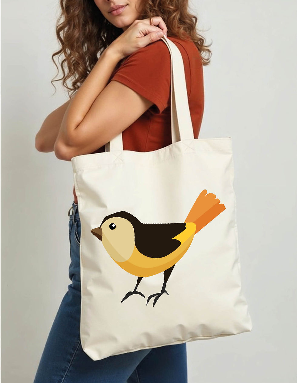 Love Tote Printed Bag – Trendy Canvas Fashion Bag Shop Now