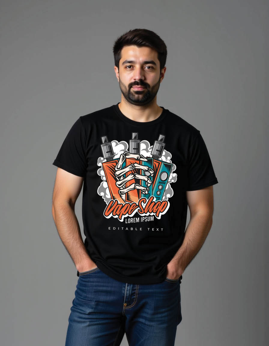 Thumbnail: vintage vape mens printed graphic t shirts