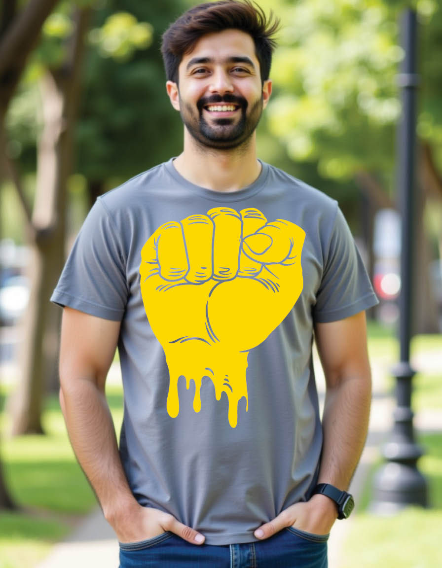 Thumbnail: hands of fredom mens printed graphic t shirt