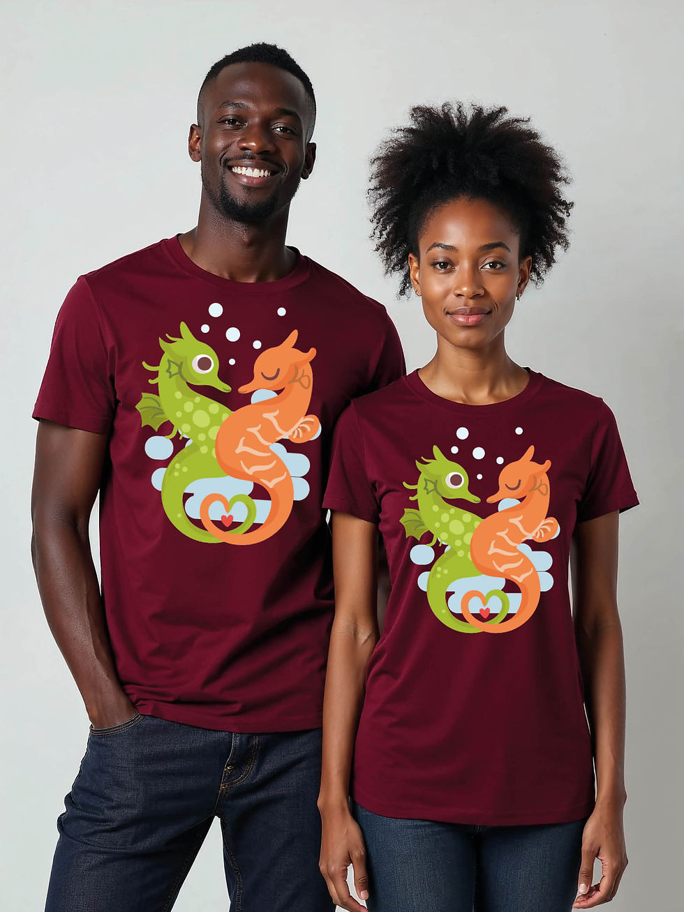 Thumbnail: Couple Goals Cartoon Couple T-Shirt Lovers Edition – Discount Offer