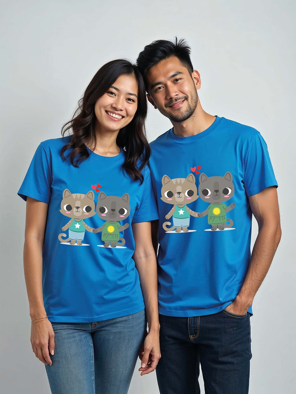 Thumbnail: Soulmates Cartoon Couple T-Shirt Lovers Edition – Discount Offer