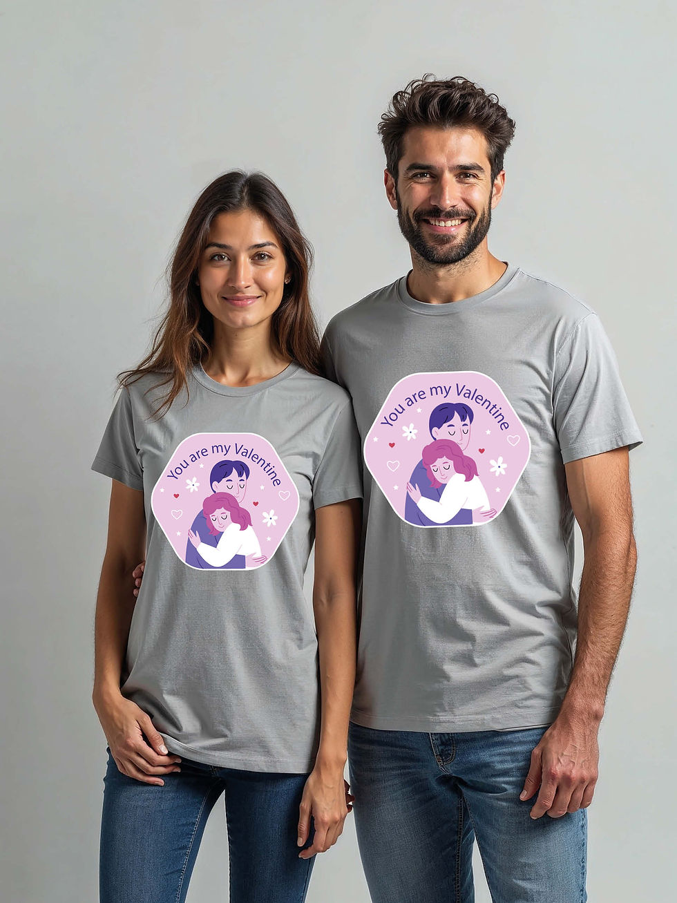 Eternal Love Cartoon Couple Matching Tee Lovers Edition – Limited Stock