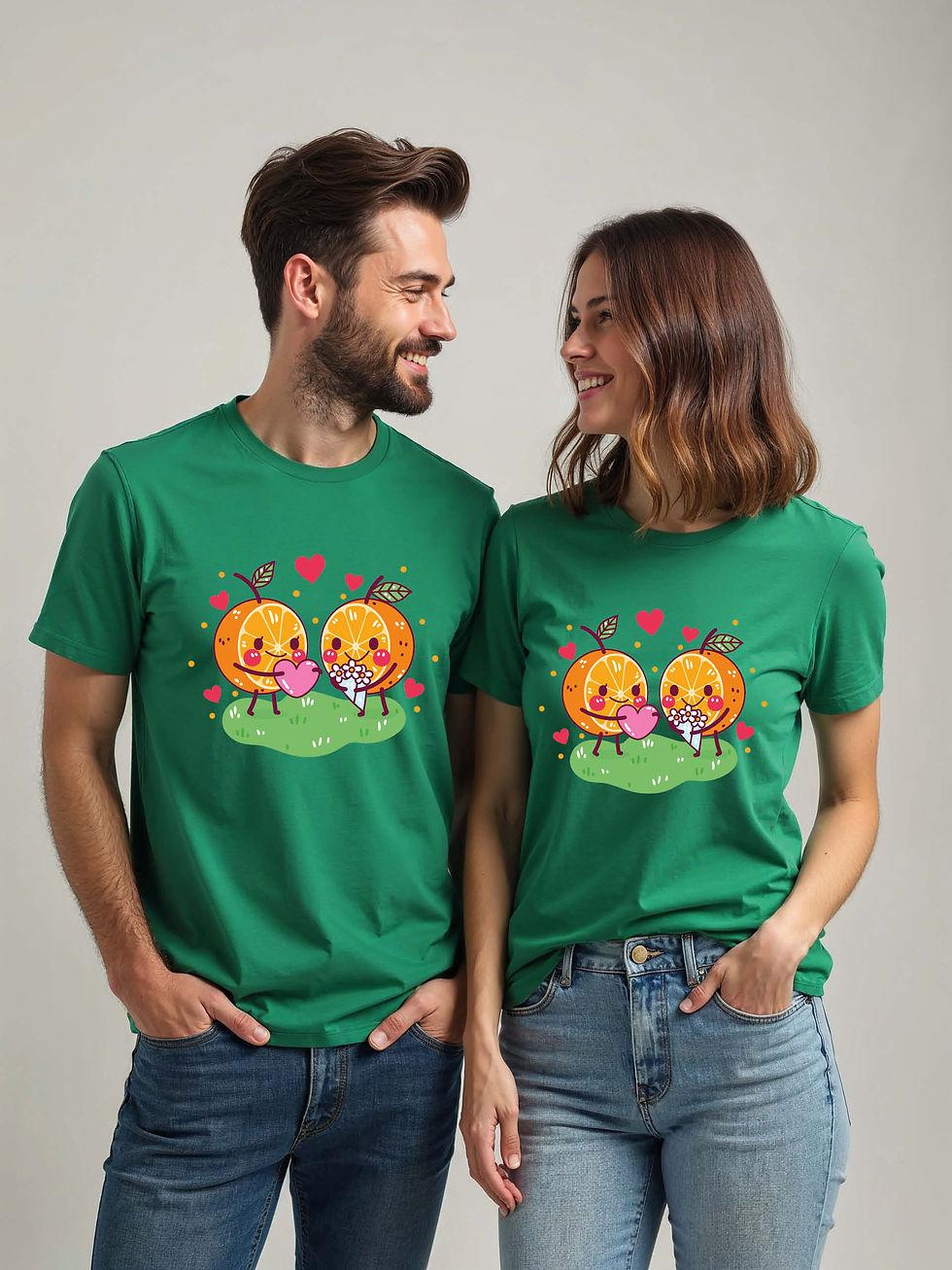 Thumbnail: Couple Goals Cartoon Couple T-Shirt Lovers Edition – Buy Now