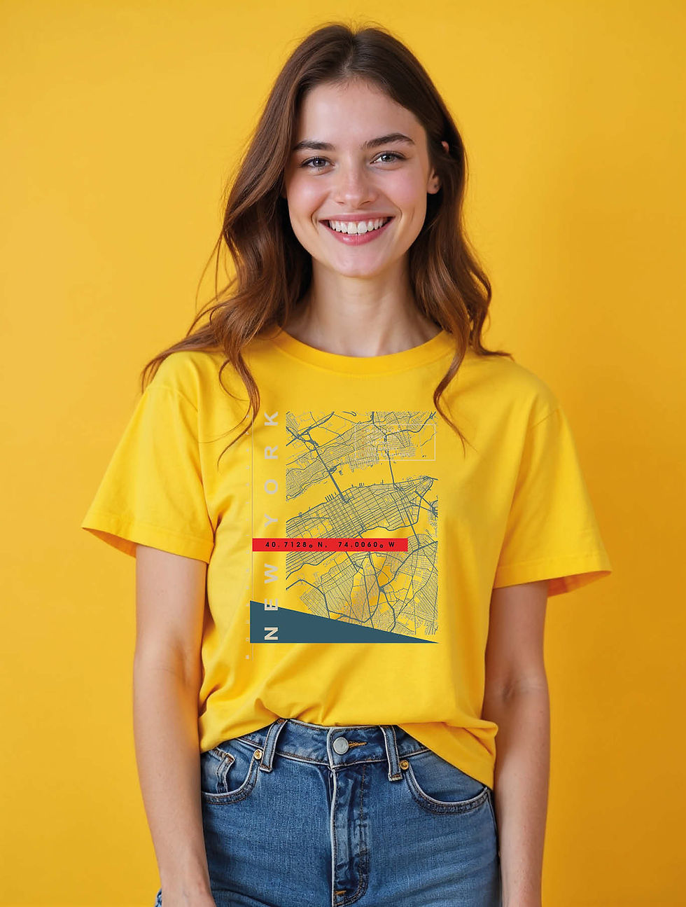 Thumbnail: new york Modern Women’s printed graphic T-Shirt