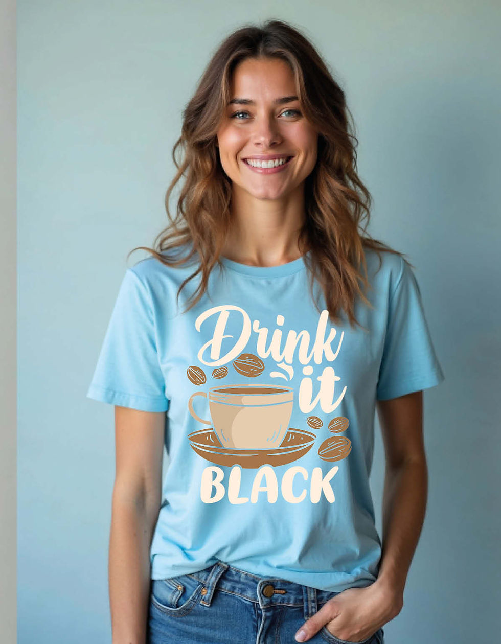 Drink It BackPrinted T-Shirt for All Age
