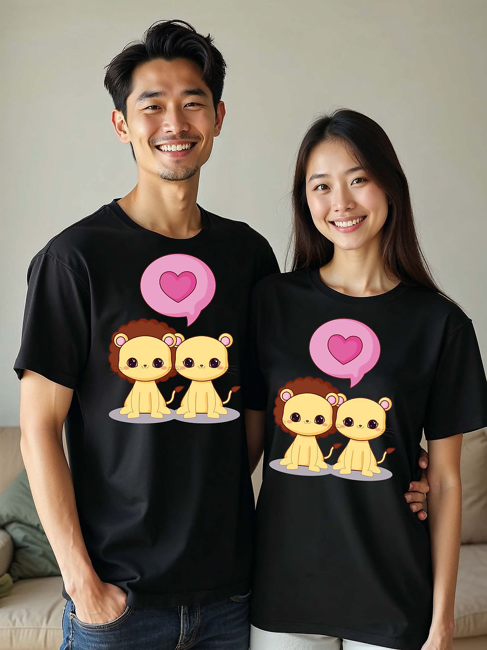 Soulmates Animal Couple Matching Tee Lovers Edition – Sale