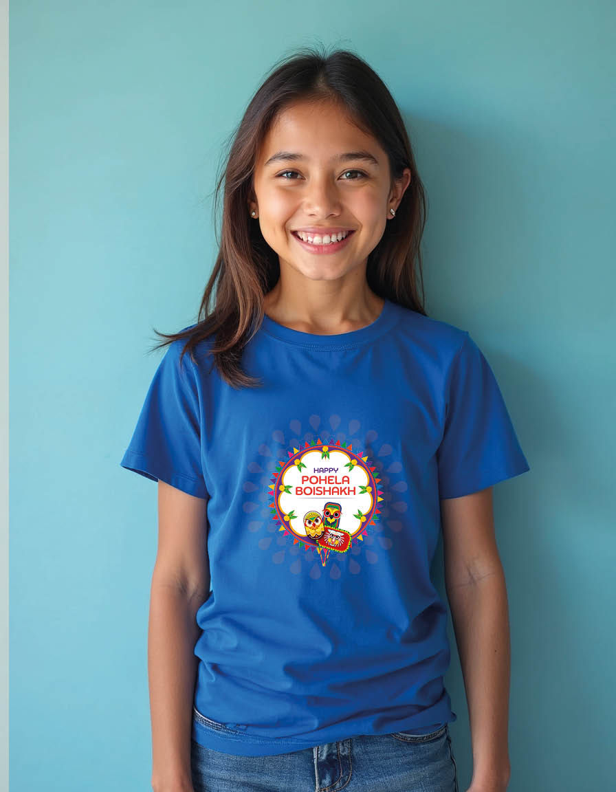 Thumbnail: Pohela boishakh Unisex printed graphic t shirt