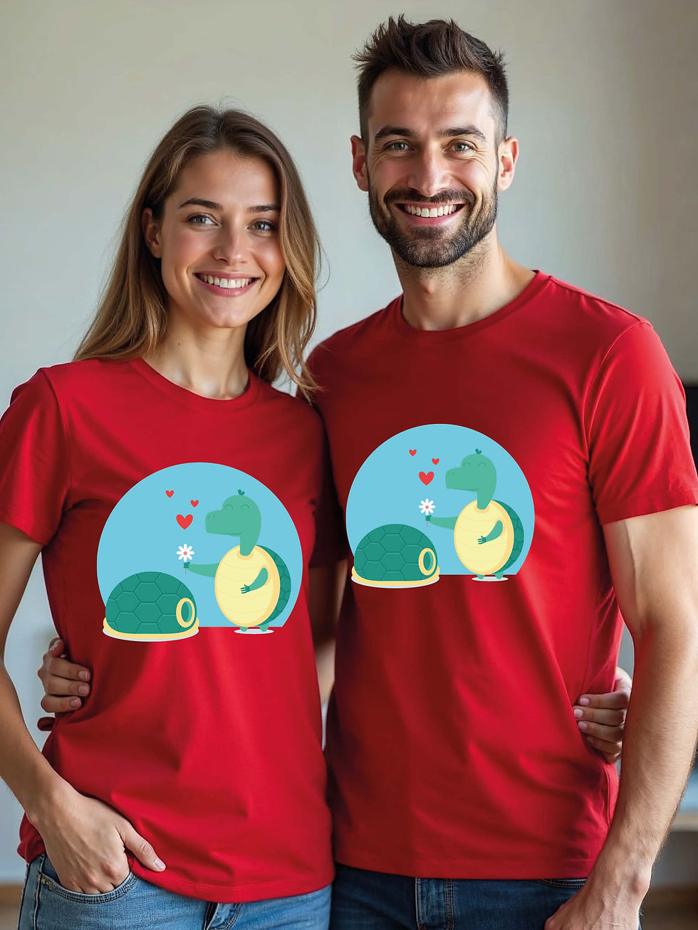 Thumbnail: Stylish Animal Couple T-Shirt Lovers Edition – Discount Offer