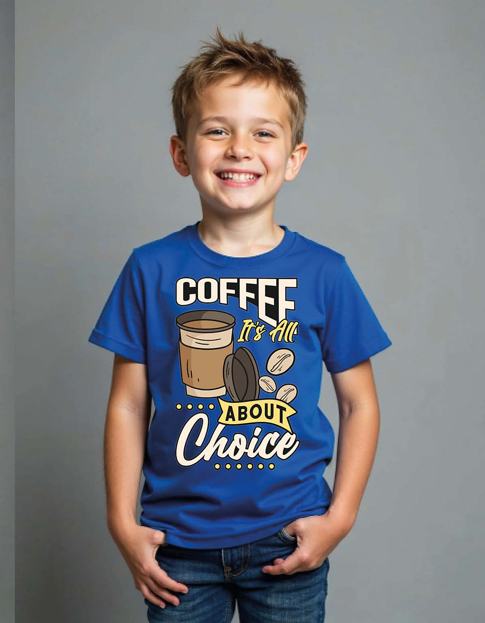 Thumbnail: Coffee its all about choice Unisex Printed T-Shirt for All