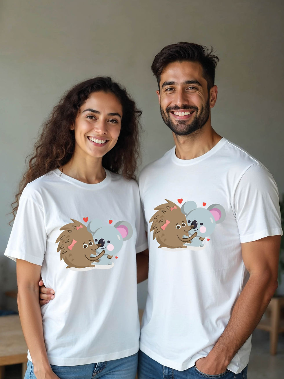 Thumbnail: Eternal Love Cartoon Couple Matching Tee Lovers Edition – Best Price