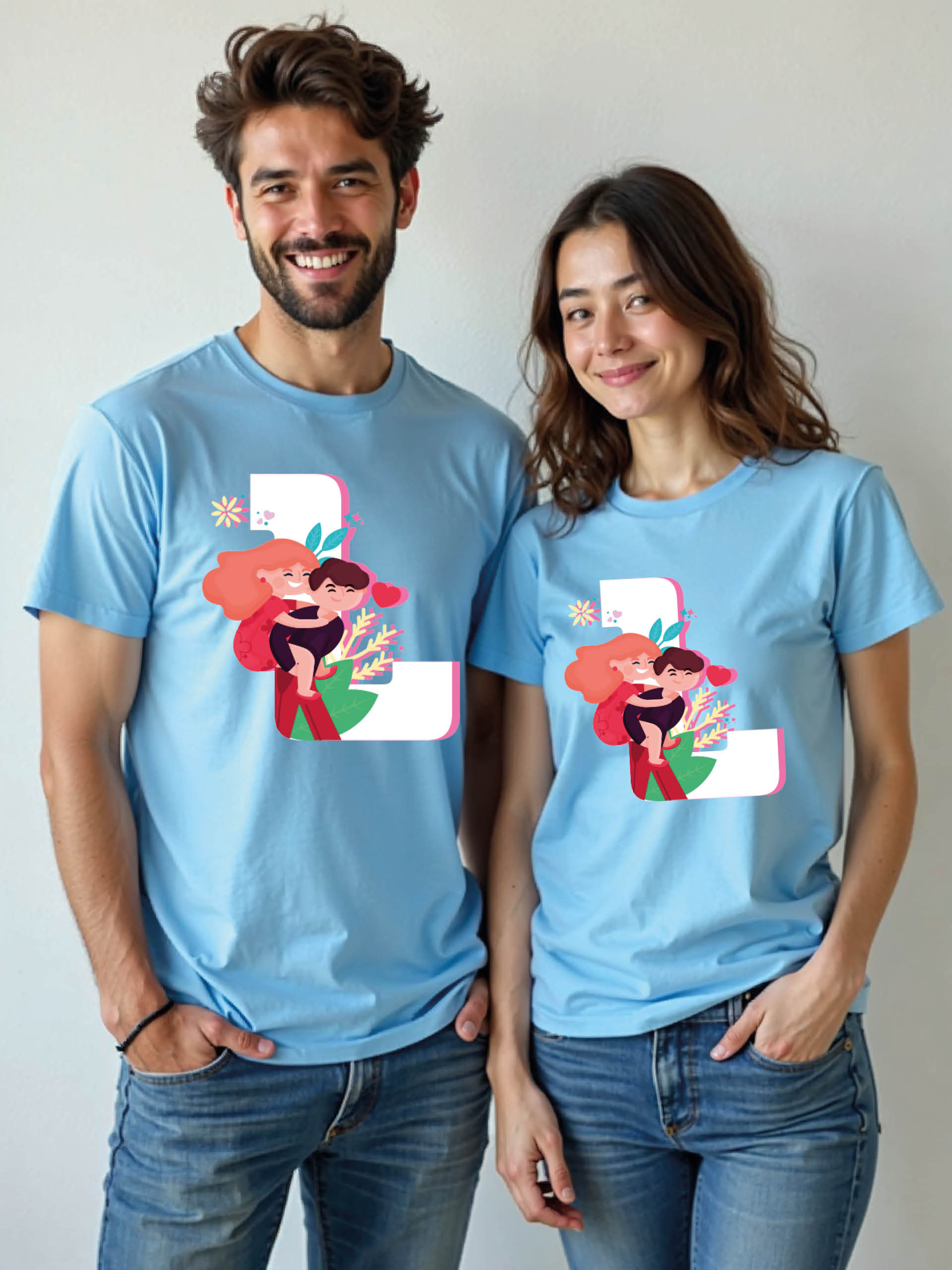 Cute Cartoon Couple T-Shirt Lovers Edition – Buy Now