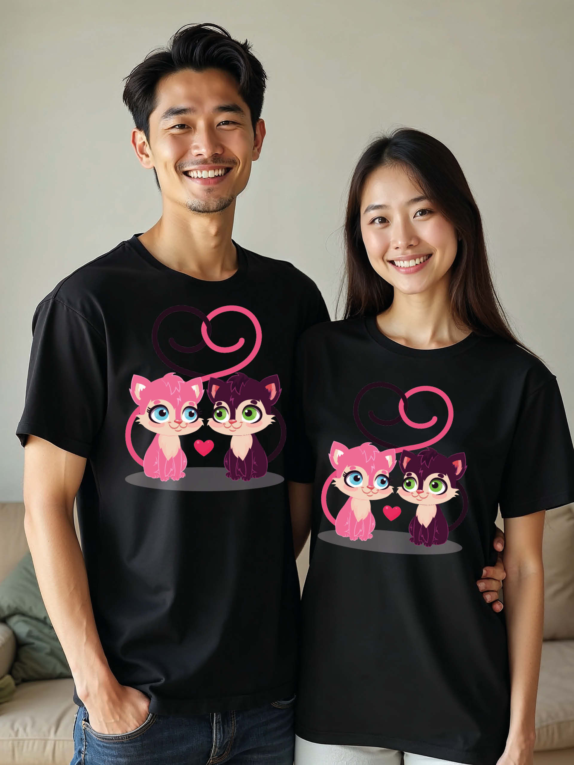 Soulmates Animal Couple T-Shirt Lovers Edition – Low Price Offer