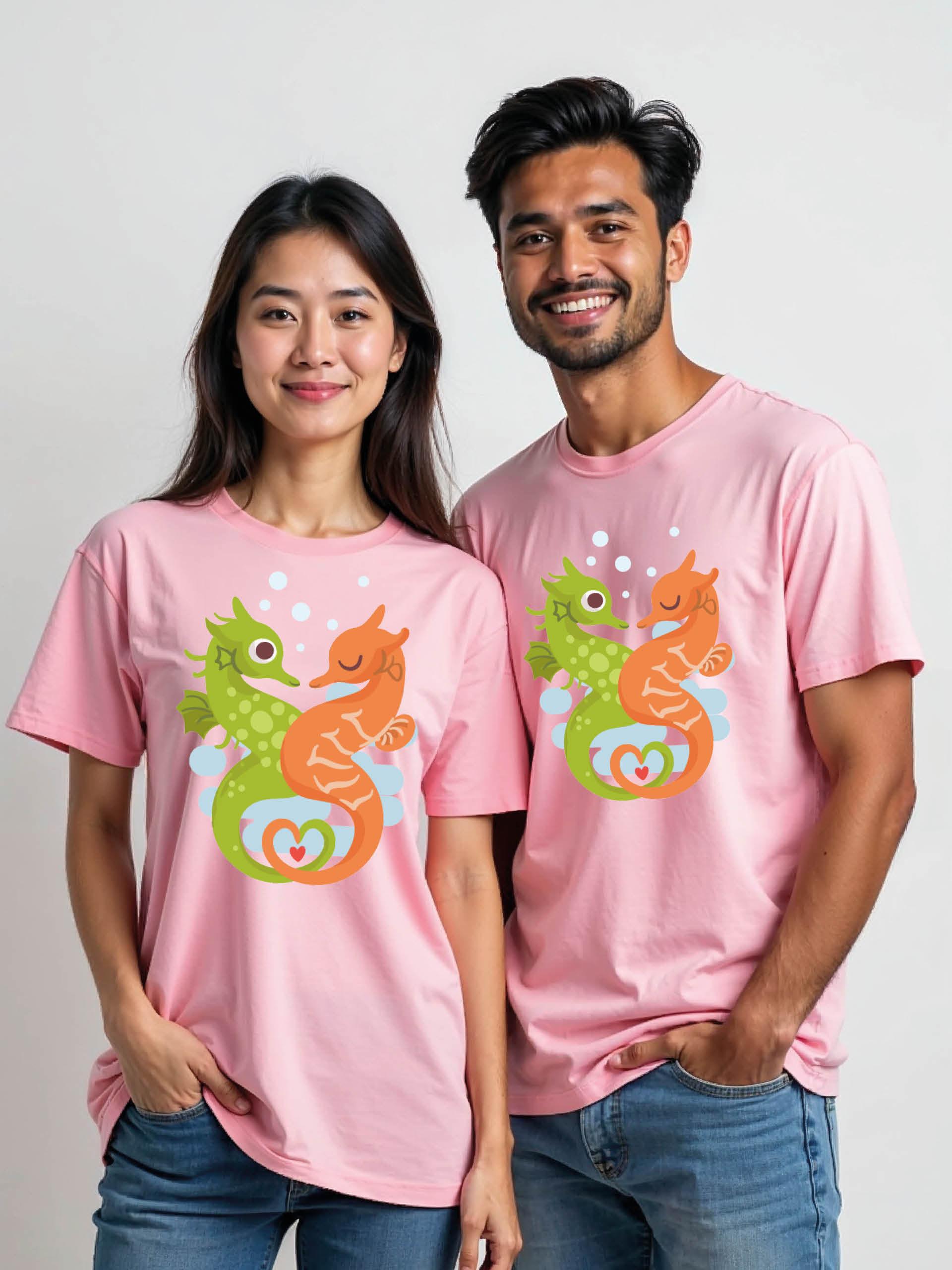 Couple Goals Cartoon Couple T-Shirt Lovers Edition – Discount Offer