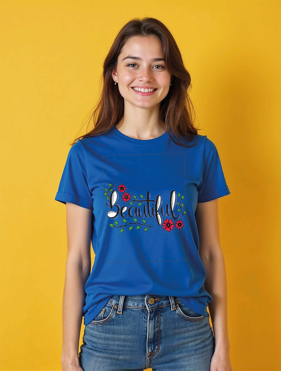 Thumbnail: beautiful  Urban Women’s Printed  Graphic T-Shirt – Premium Quality