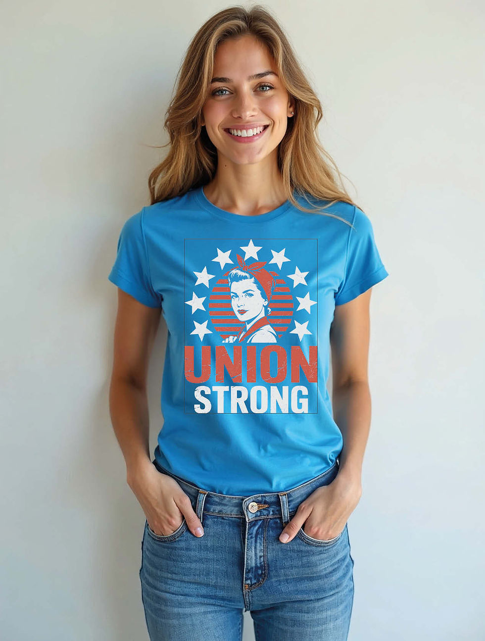 Thumbnail: union strong Urban Women’s Printed Graphic T-Shirt – Discount Offer