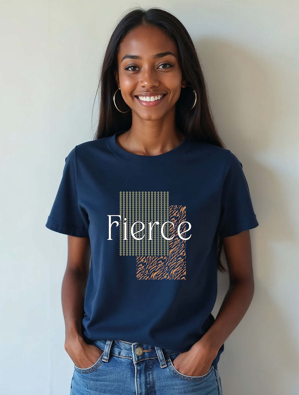 Thumbnail: fierce Cool Women’s Printed Graphic Stylish T-Shirt – Fast Delivery