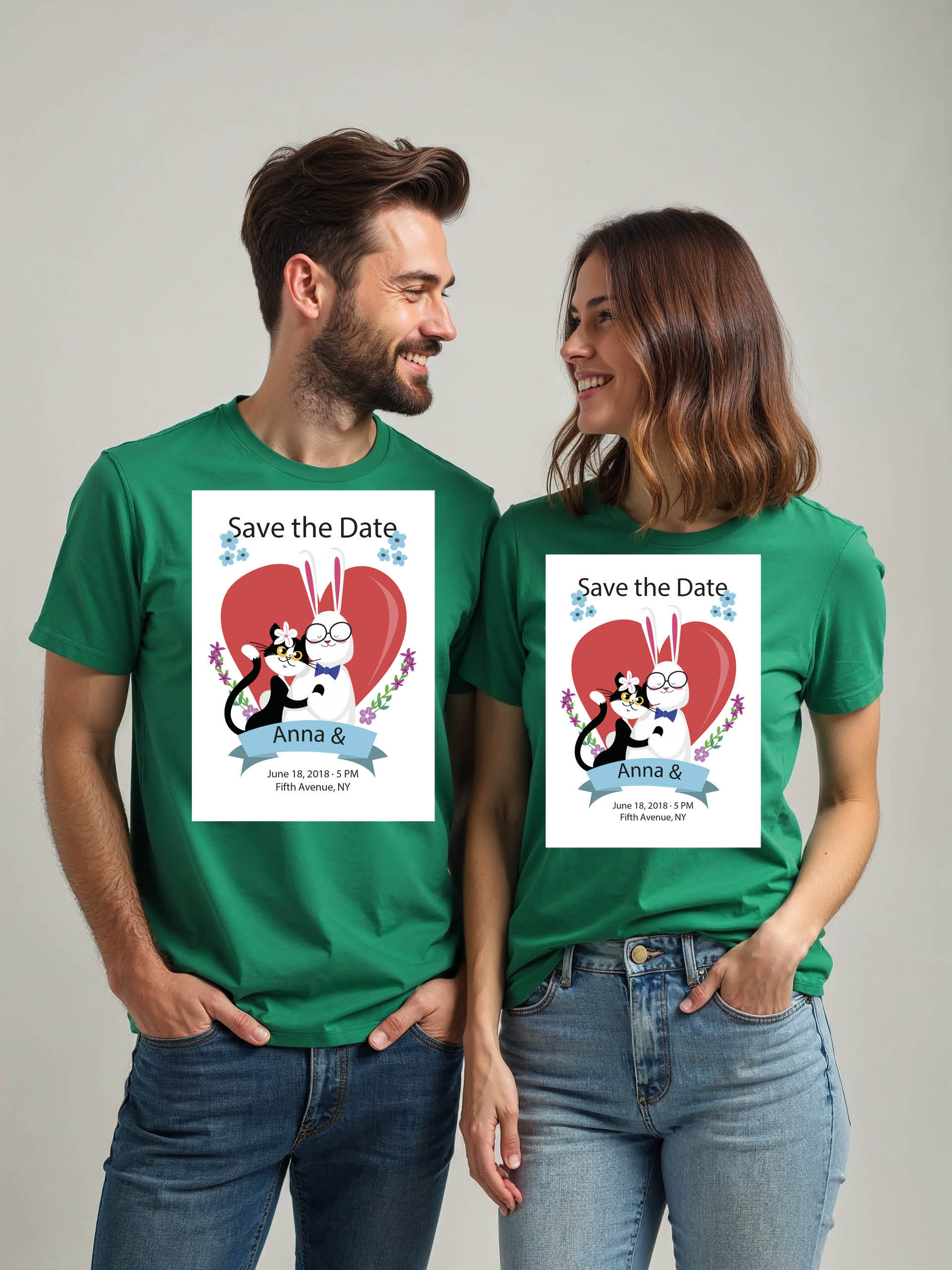 Eternal Love Cartoon Couple T-Shirt Lovers Edition – Hot Deal