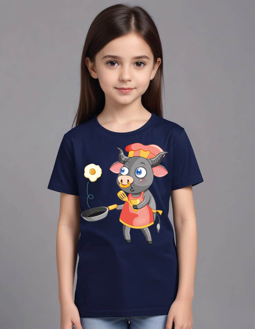Thumbnail: Pig making omlet Chic Half Sleeve T-Shirt – Great for Daily Outfits