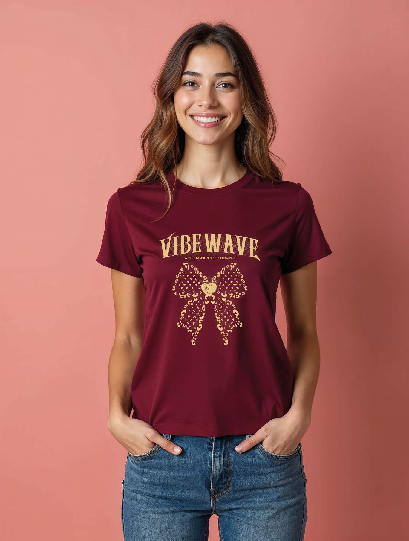vibewave Modern Women’s printed graphic T-Shirt buy now