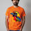 Thumbnail: bird with pop art style mens printed graphic t shirt