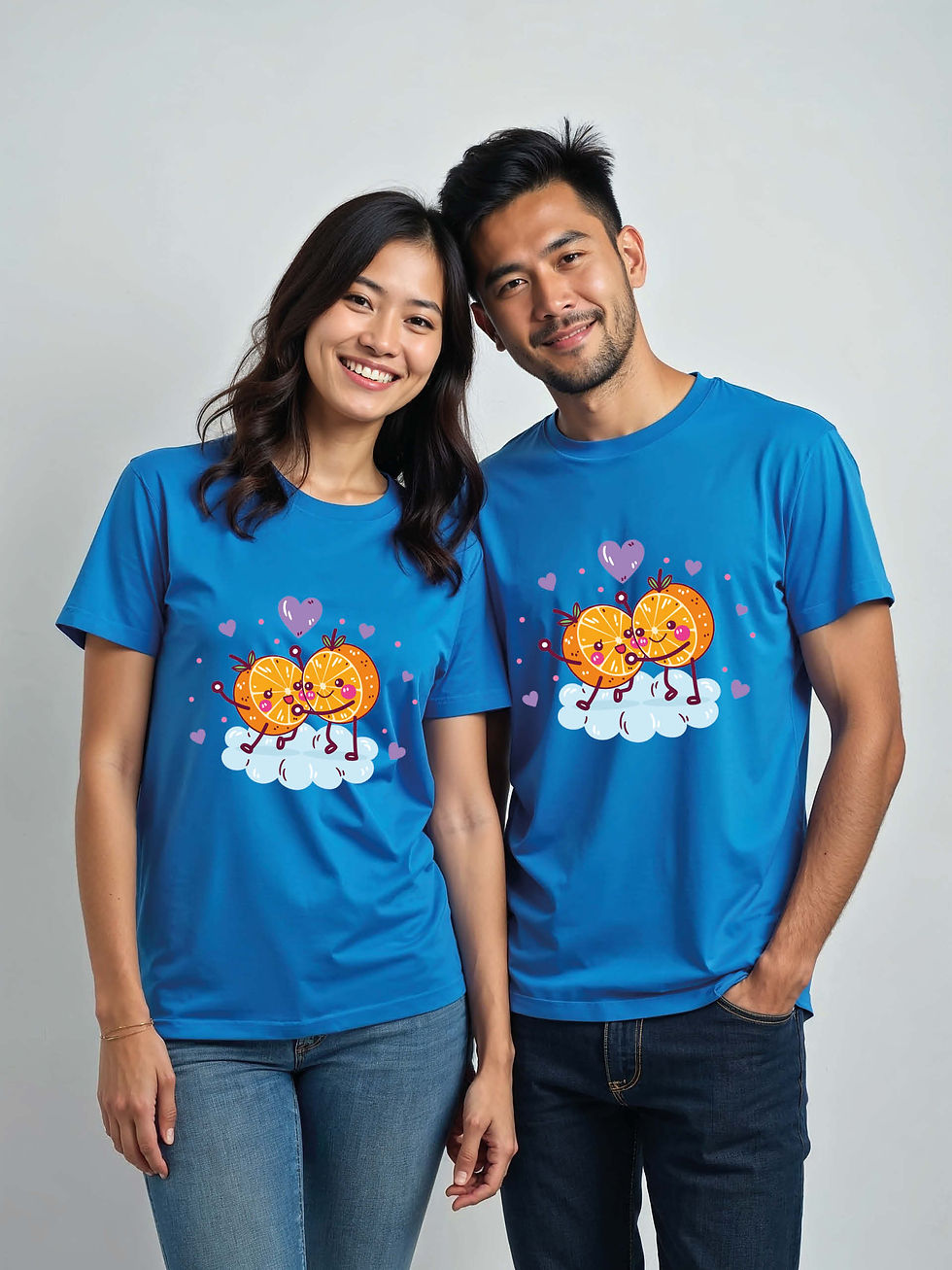 Thumbnail: Soulmates Cartoon Couple Matching Tee Lovers Edition – Sale