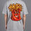 Thumbnail: happy fast food mens Oversized Printed T shirt