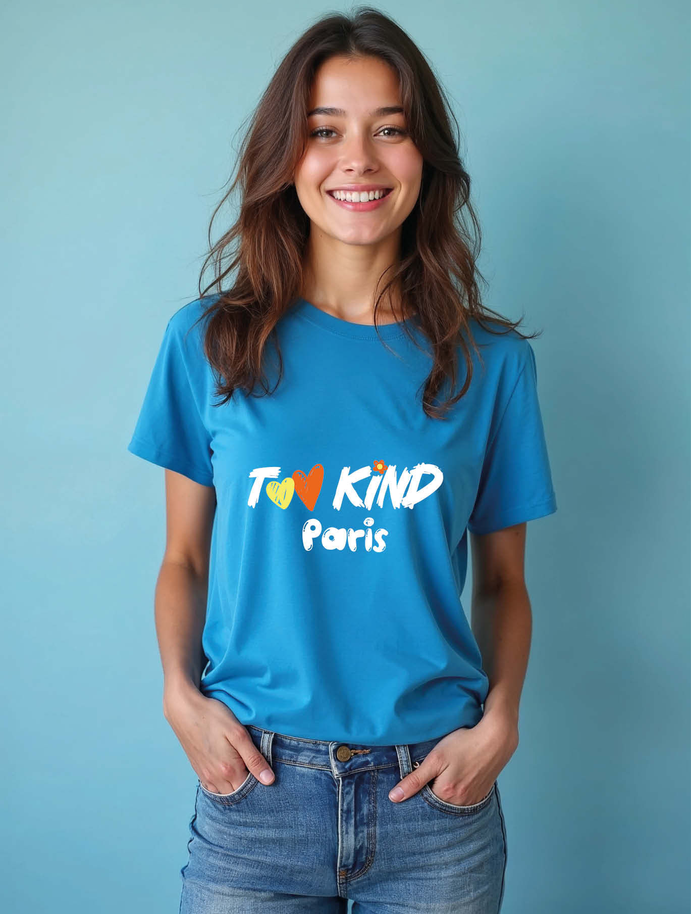 too kind paris Chic Women’s Printed graphic T-Shirt