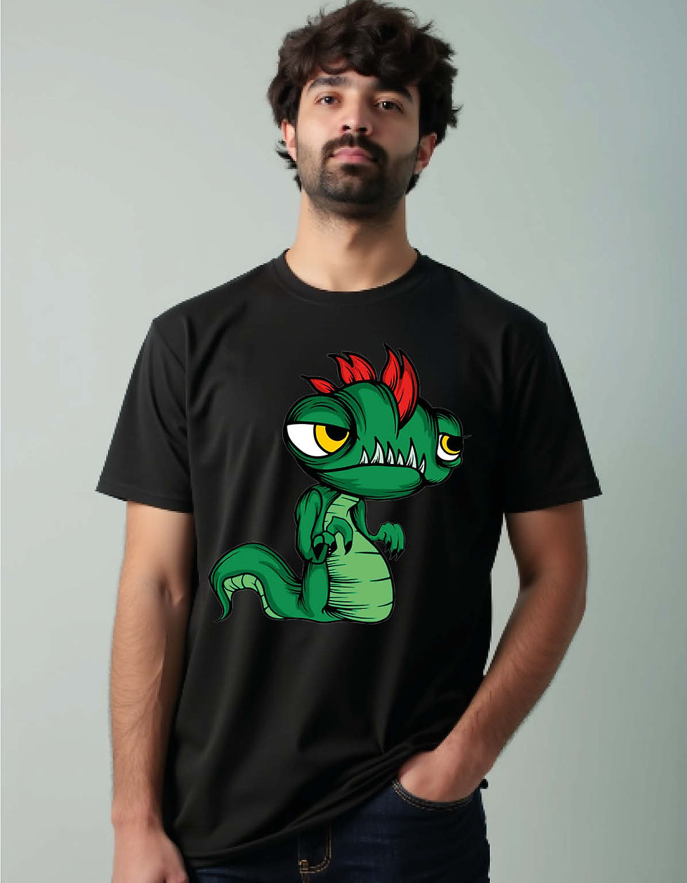 Thumbnail: Crocodial Printed T-Shirt for All Age