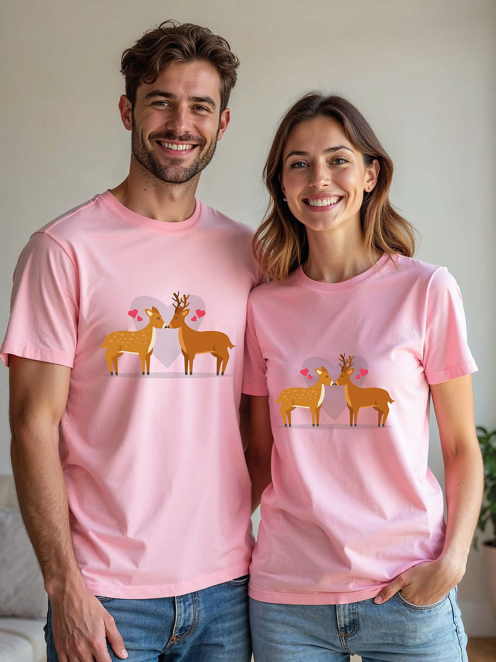 Thumbnail: Eternal Love Animal Couple T-Shirt Lovers Edition – Hot Deal