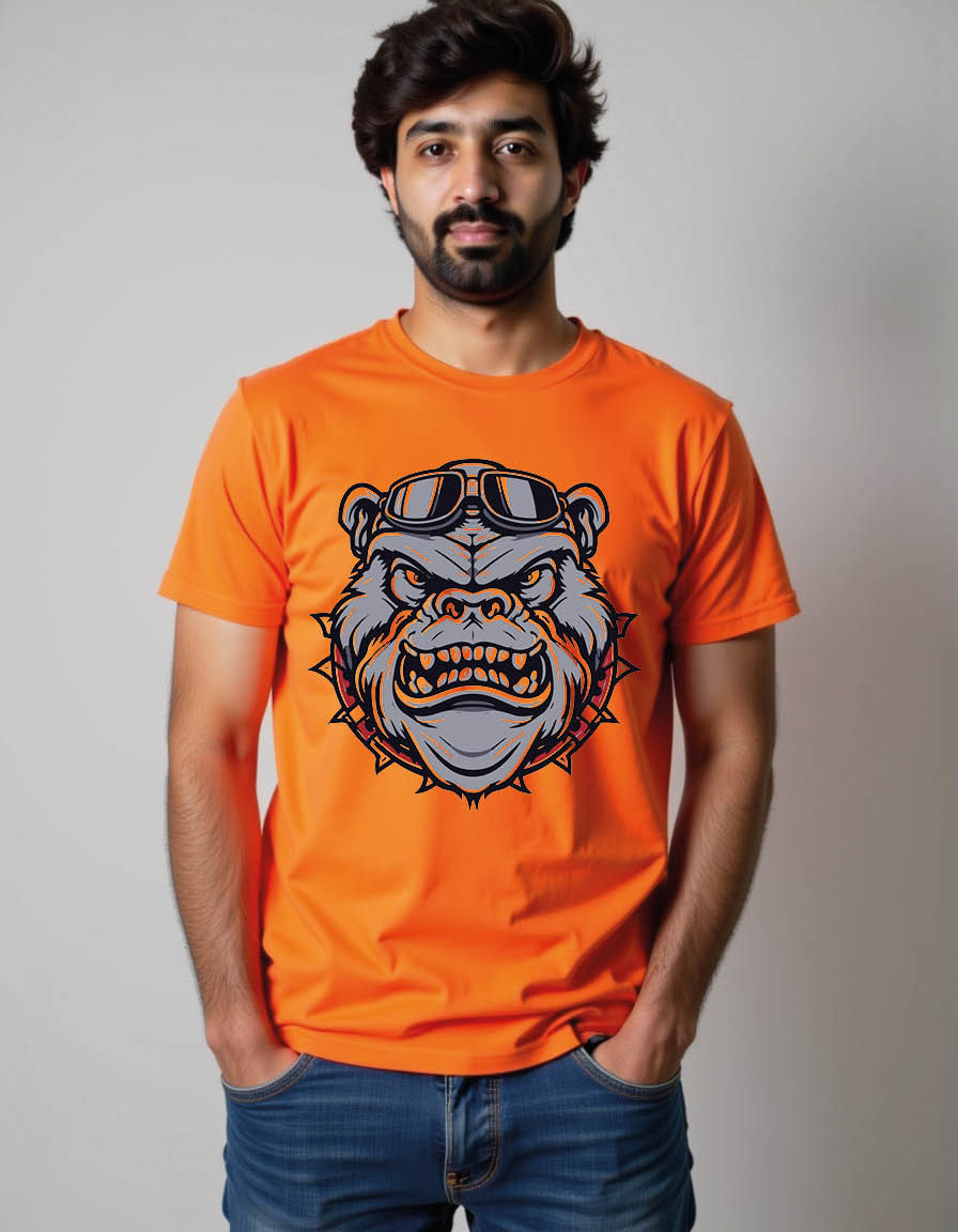 Thumbnail: bespectacled bulldog mens printed graphic t shirt