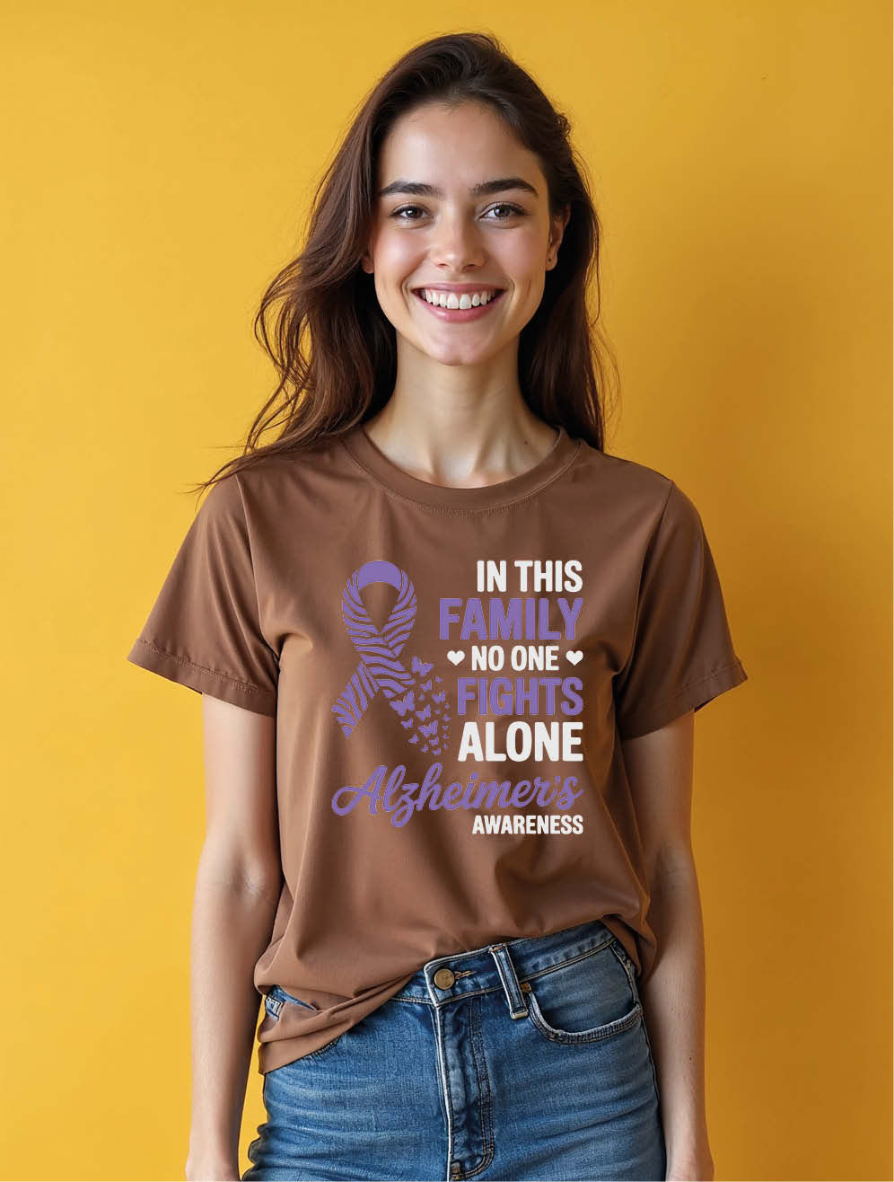 In this family no one fights Urban Women’s Graphic T-Shirt – Sale