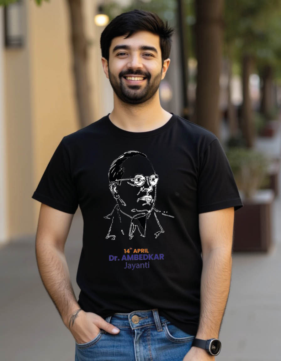 Thumbnail: Dr.B.R.ambedkar jayanti Unisex printed graphic t shirt