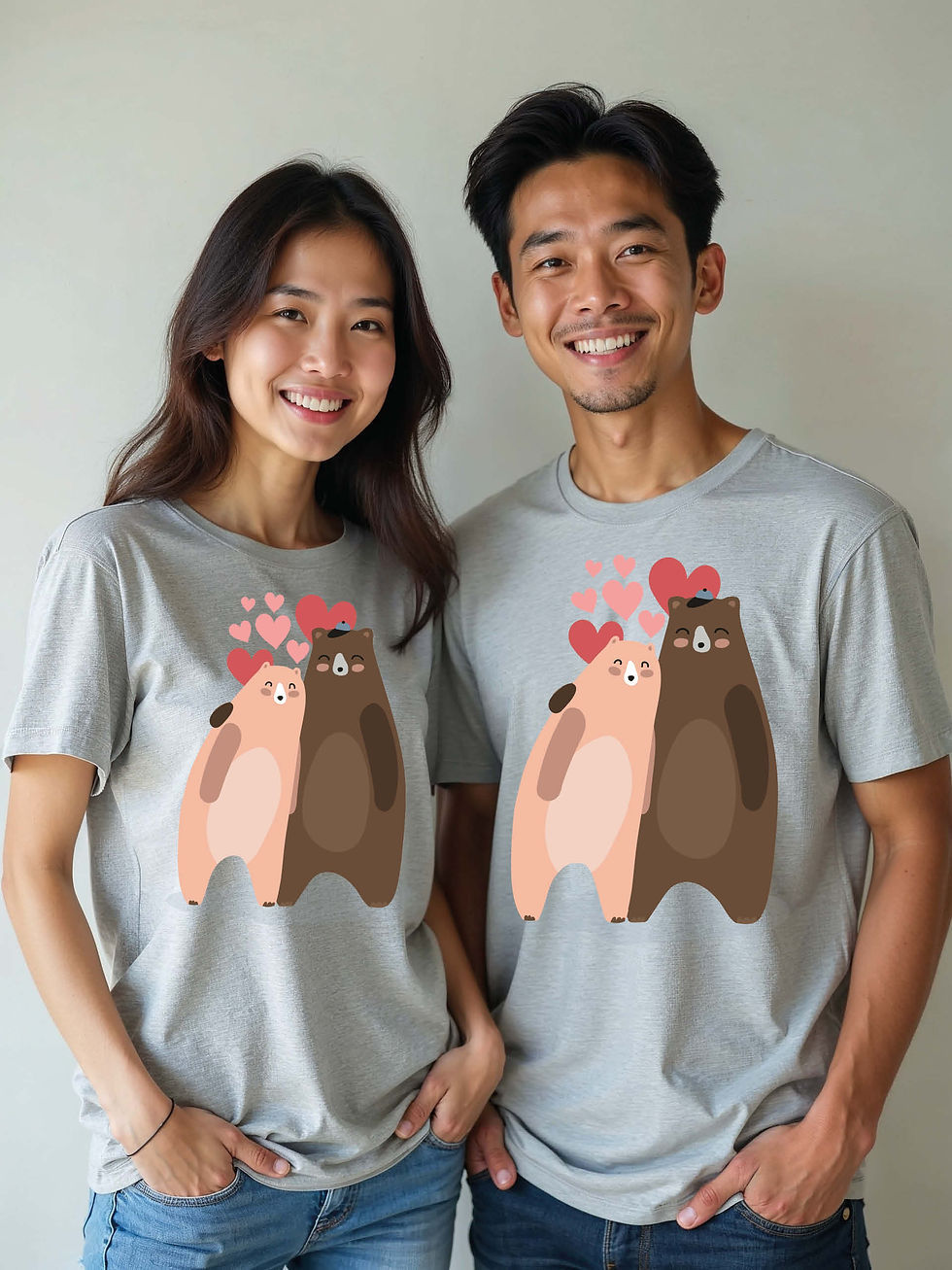 Thumbnail: Matching Outfit Animal Couple Matching Tee Lovers Edition